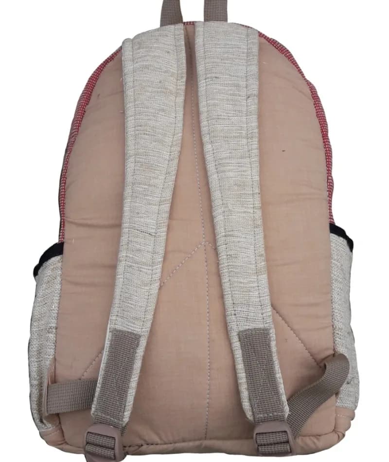 Hemp red Backpack 506 3